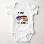 MMMM Jelly Donuts! Romper<br><div class="desc">MMMM Jelly Donuts! Baby Bodysuit</div>