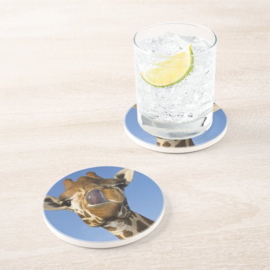 Mmmm Mmmmm Good Zandsteen Onderzetter (Zijkant)