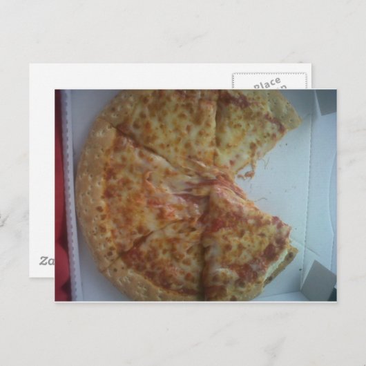 mmmm.....pizza briefkaart (Voorkant / Achterkant)
