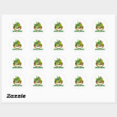 Mmmm Salad Ronde Sticker (Vel)
