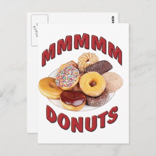 MMMMM DONUTS BRIEFKAART (Voorkant / Achterkant)