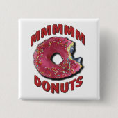 MMMMM DONUTS VIERKANTE BUTTON 5,1 CM (Voorkant)