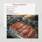Mmmmm, Meatloaf! Ontvangkaart Briefkaart (Voorkant / Achterkant)