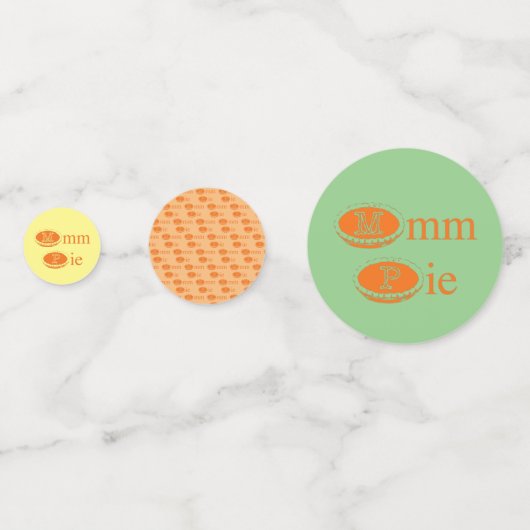Mmmmm Pie (Thanksgiving) Confetti (Voorkanten)