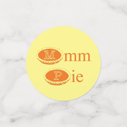 Mmmmm Pie (Thanksgiving) Confetti (Kleine voorkant)