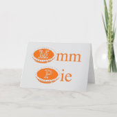 Mmmmm Pie (Thanksgiving) Kaart (Voorkant)