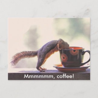 Mmmmmm, Koffie! Briefkaart