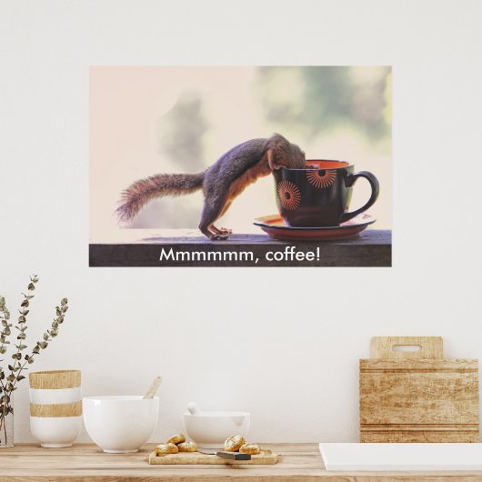 Mmmmmm, Koffie! Poster (Keuken)