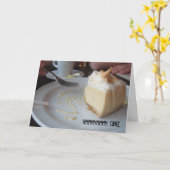 Mmmmmmmmm cake kaart (Gele Bloem)