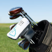 MMNH Blue Elephant Putter Hoesje Golfheadcover (Insitu)