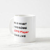 mmorpg speler, geweldige koffie mok (Voorkant links)