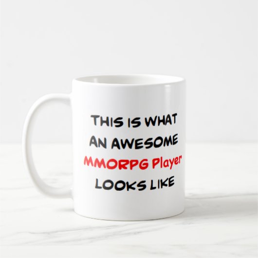 mmorpg speler, geweldige koffie mok (Links)