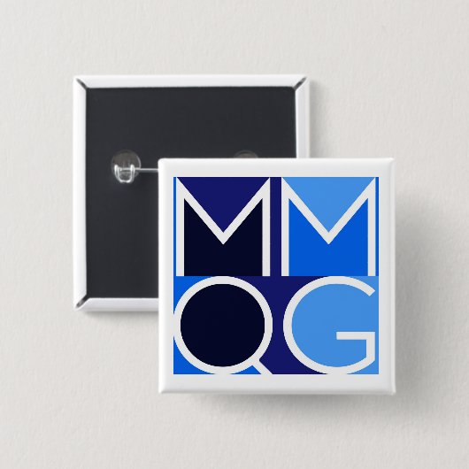 MMQG Magnet Vierkante Button 5,1 Cm (Voorkant /achterkant)
