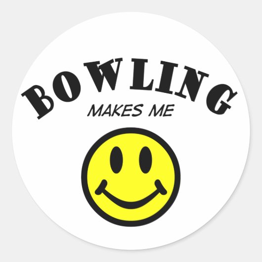 MMS: Bowling Ronde Sticker (Voorkant)