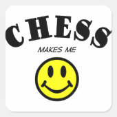 MMS: Chess Vierkante Sticker (Voorkant)