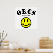 MMS: Orcs Poster (Keuken)