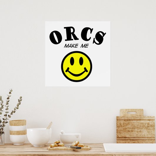 MMS: Orcs Poster (Keuken)