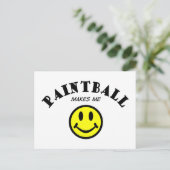 MMS: Paintball Briefkaart (Staand voorkant)