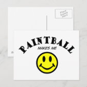 MMS: Paintball Briefkaart (Voorkant / Achterkant)