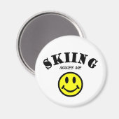 MMS: Skiën Magneet (Voorkant / Achterkant)