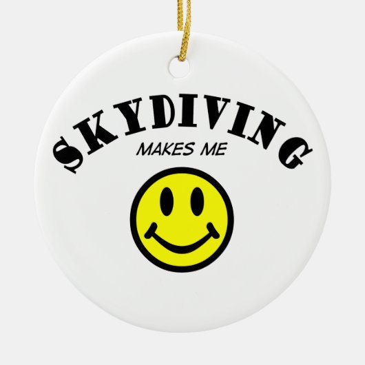 MMS: Skydiving Keramisch Ornament (Voorkant)