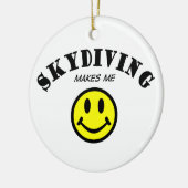 MMS: Skydiving Keramisch Ornament (Links)