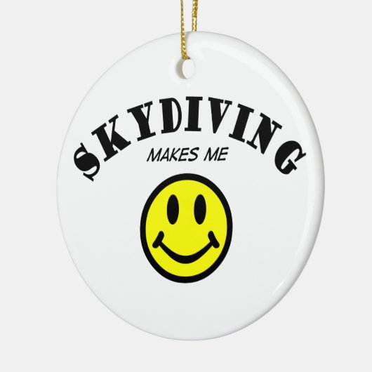 MMS: Skydiving Keramisch Ornament (Links)