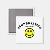 MMS: Snowboarding Magneet (Voorkant / Achterkant)