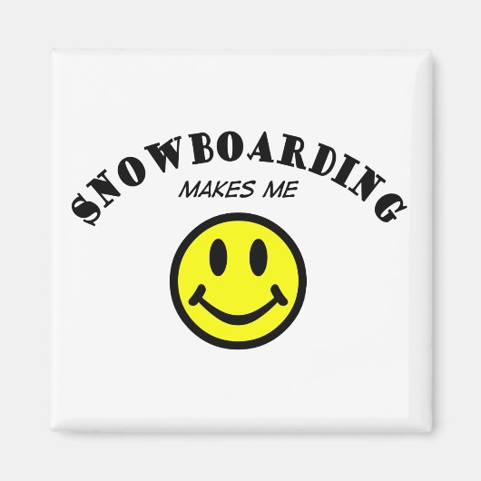 MMS: Snowboarding Magneet (Voorkant)