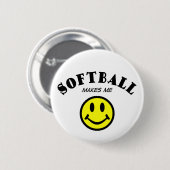 MMS: Softball Ronde Button 5,7 Cm (Voorkant /achterkant)