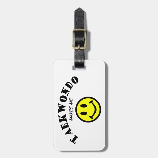 MMS: Taekwondo Bagagelabel (Voorkant verticaal)