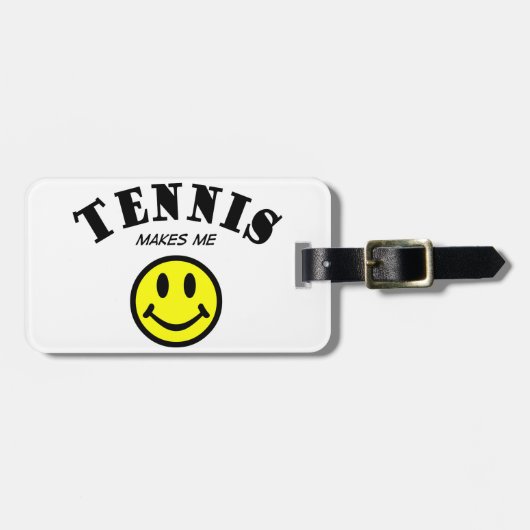 MMS: Tennis Bagagelabel (Voorkant horizontaal)