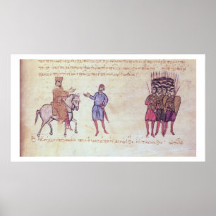 MMS Vitr 26-7 Het Byzantijnse Leger steekt de luch Poster