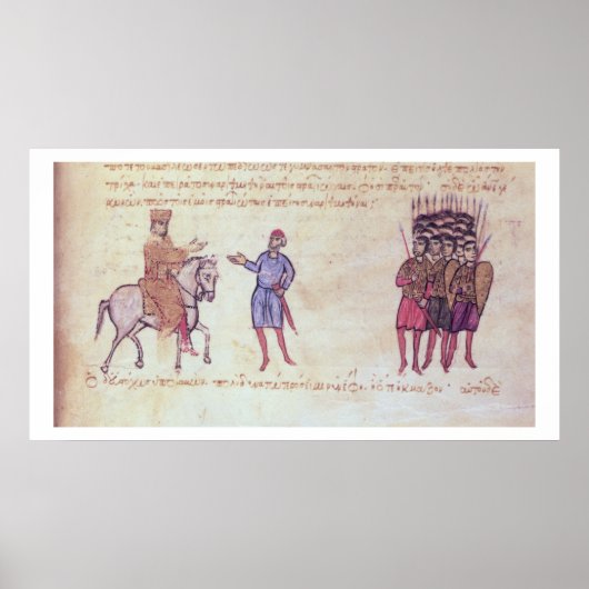 MMS Vitr 26-7 Het Byzantijnse Leger steekt de luch Poster (Voorkant)