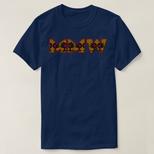 MMW 3D-lettertype T-shirt (Design voorkant)