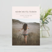 MMXXII Romeins cijfer 2022 Afstudeer aankondiging (Staand voorkant)