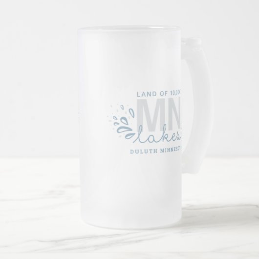 MN 10K-meren Matglas Bierpul (Voorkant rechts)