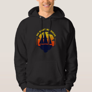M'n baas... kapitein Boating Pontoon Hoodie