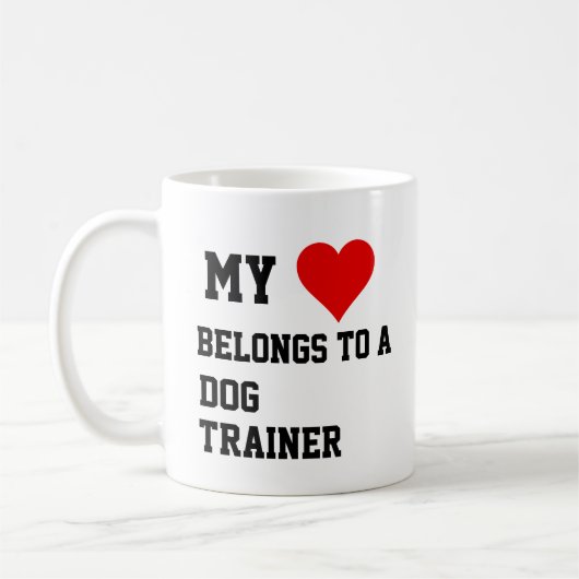M'n behoort tot een Mok van een hond-trainer (Links)