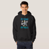 M'n Boot My Rules Seagull Kapitein Hoodie (Voorkant volledig)