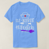 M'n Broom brak dus werd ik een Bartender Halloween T-shirt (Design voorkant)