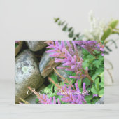 M'n bruidsmaidestilbe bloemen kaart (Staand voorkant)