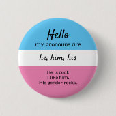 M'n Button... Ronde Button 5,7 Cm (Voorkant)