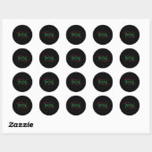 MN de staat Hockey Ronde Sticker (Vel)