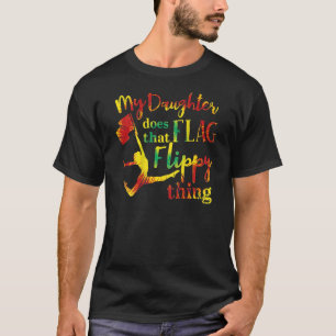 M'n dochter doet die vlag die vader van proud doet t-shirt