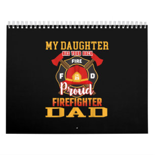 M'n dochter heeft je achterpootbrandweervader. kalender