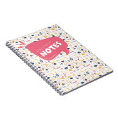 M'n dockingboek roze, blauw en geel notitieboek (Rechterzijde)