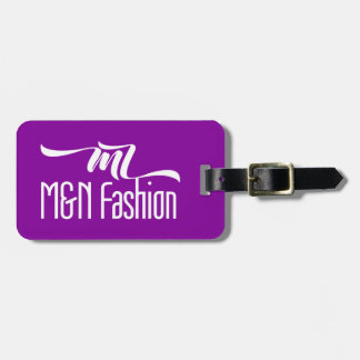 MN Fashion - Paarse Bagagelabel