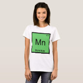 Mn - Grappige Chemie Element Symbool T-Shirt (Voorkant volledig)