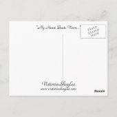 M'n hart slaat... briefkaart (Achterkant)